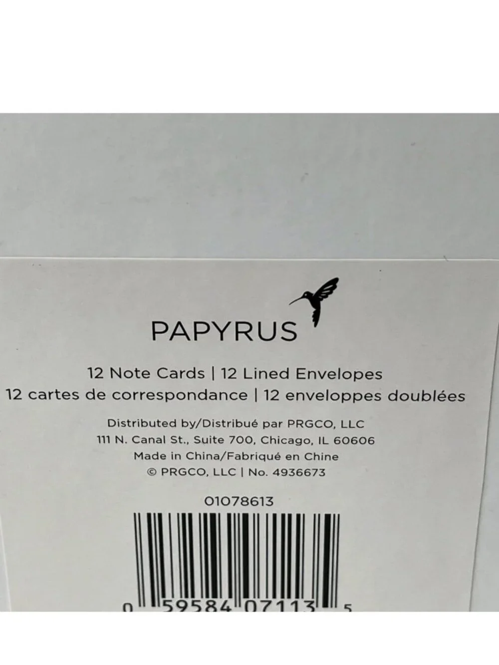 Papyrus Thank You Cards Boxed Set 12 Cards + Envelopes NIB Geometric Neutral